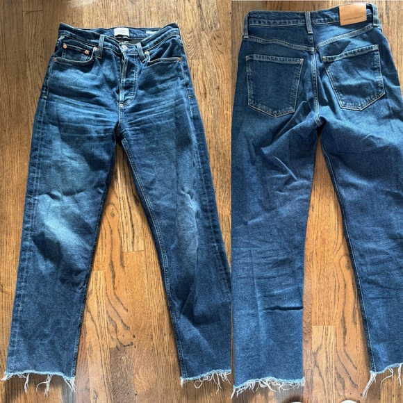 Citizens of Humanity Florence Wide Leg Straight Jeans Size 26 - Picture 12 of 13